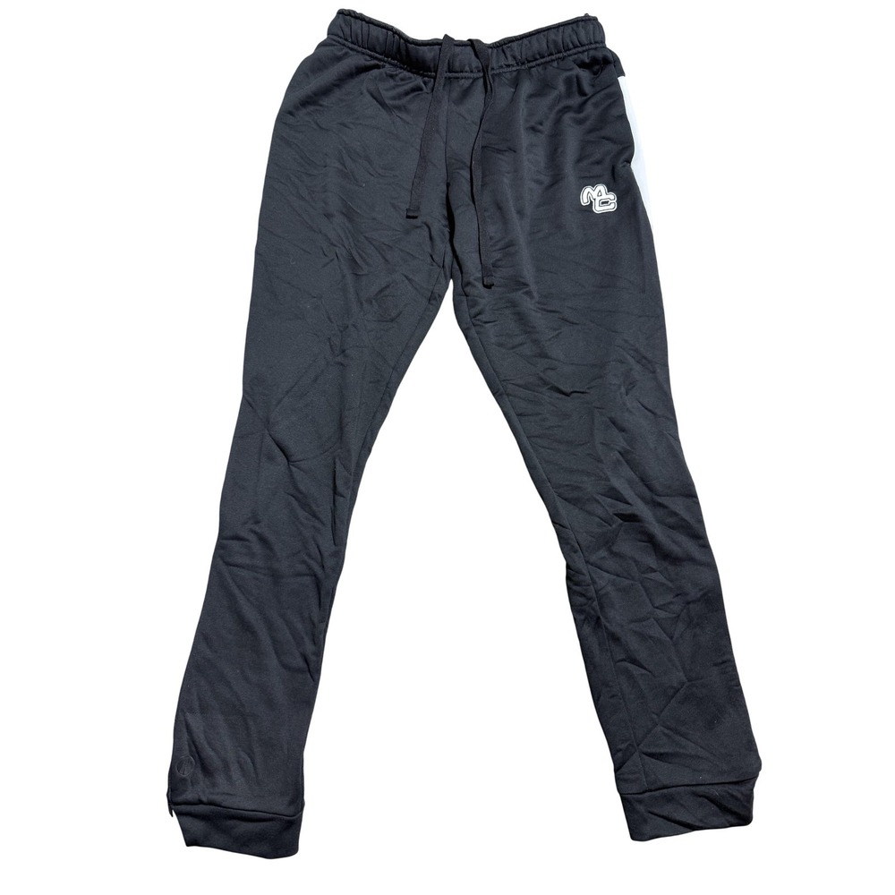 Holloway Track Pants Womens‎ Small Black Striped Tapered Zip Ankle Athletic